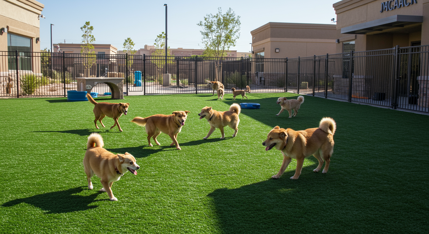 Hero image for dog daycare turf cleaning las vegas